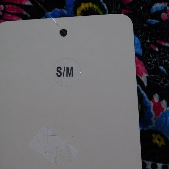 Shosho Womens S/M Winter Fleece Lined Leggings Vibrant Bright Multicolour  - NEW - Picture 2 of 11